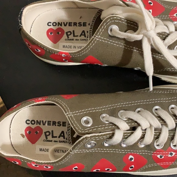 Comme Des Garçons Converse Sneakers NEW - Picture 3 of 4